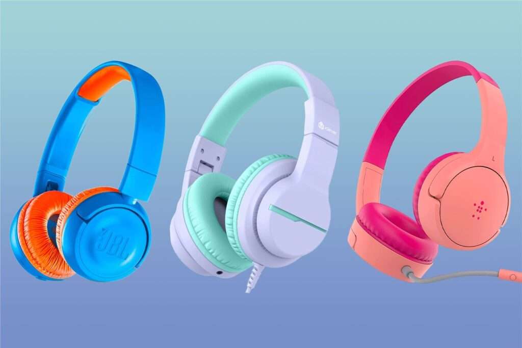 Kids travel headphones